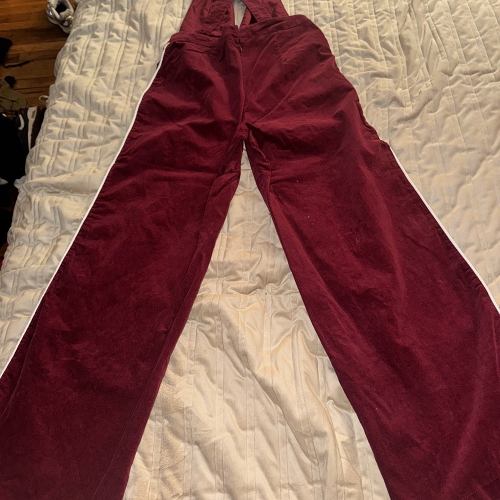 Forever 21 Kids Burgundy Overalls